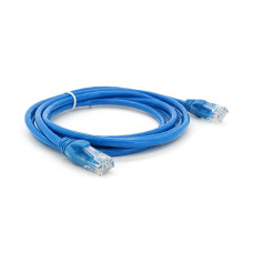 Патч-корд литий RITAR, CCA, UTP, RJ45, Cat.5e, 3m, синій Q400