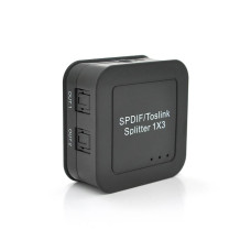 Цифровий оптичний роздільник звуку SPDIF / Toslink 1x3