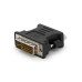 Перехідник VGA (мама) / DVI-I 24 + 5 (тато) Black Q50