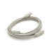 Кабель USB 2.0 AM/BM, 3.0m, 1 ферит, білий