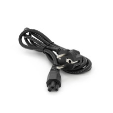 Кабель живлення Schuko PC-186 CEE7 / 17-IEC C5, 1.5M, 0.75mm, для ноутбука, OEM Q250