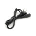 Кабель живлення Schuko PC-186 CEE7 / 7-C13, 1.5M, 0.75mm, OEM (євровилка) Q25 / 250