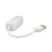Контролер USB 2.0 to Ethernet - Мережевий адаптер 10 / 100Mbps з проводом, White, Blister Q500