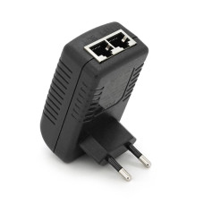POE інжектор 24V 0.5A (12Вт) із портами Ethernet 10/100Мбіт/с