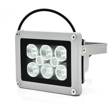 Прожектор спрямований з сутінковим датчиком YOSO 12V 1.2W, 6 + 2LED, IP66, кут огляду 60 °, дальність до 30м, 113*86*63мм, BOX