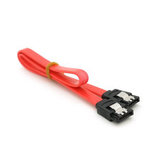 Кабель інтерфейсний SATA 0.40м, прямий без клямки, червоний