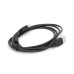Кабель USB 2.0 AM/BM, 1.8m, 1 ферит, чорний, Пакет Q250