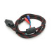Кабель VGA (тато)-3RCA (тато) 1.5m, Black/Red, обплетення, пакет