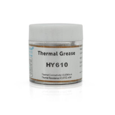 Паста термопровідна HY-610 10g, банку, Gold,> 3,05W / m-K, <0.073 ° C-in² / W, -30 ° ≈280 °, В'язкість -1K cPs, OEM Q38