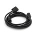 Кабель Merlion VGA 3m, male to male (тато-тато), 1 фериту, чорний, Пакет Q100