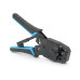 Інструмент Merlion HT-200R з храповиком для обтискача RJ-45 (8P8C) та RJ-12/11 (6P6C), 4P / 6P / 8P