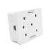 Розетка RITAR UTP 8P8C RJ45 1 порт Cat-6, накладна біла Q300