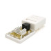 Розетка RITAR UTP 8P8C RJ45 1 порт Cat-6, накладна біла Q300