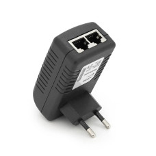 POE інжектор RITAR RT-PIN-12 / 24EU, 12V 2A (24Вт) з портами Ethernet 10/100 Мбіт / с, EU PLUG