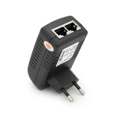 POE інжектор RITAR RT-PIN-24 / 12EU, 24V 0,5A (12Вт) з портами Ethernet 10/100 Мбіт / с, EU PLUG