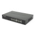 Комутатор POE Mercury SG116PS 14 портів POE 100Мбит + 2 порт Ethernet (UP-Link) 100 Мбіт, БП вбудований, кріплення в стійку, BOX (294 * 180 * 44)