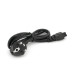 Кабель живлення Schuko PC-186 CEE7 / 17-IEC C5, 1.2M, 0.75mm, для ноутбука, OEM Q25 /300