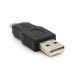 Перехідник USB1.1(F) => miniUSB(M), Black, Пакет