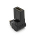 Перехідник microHDMI (тато) -HDMI (мама) 360 °