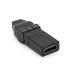Перехідник microHDMI (тато) -HDMI (мама) 360 °