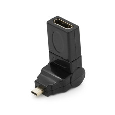 Перехідник microHDMI (тато) -HDMI (мама) 360 °