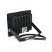 Прожектор SLIM LED RITAR RT-FLOOD20A, 20W, SMD2835, IP65, 1600Lm, 6500K (100%), Ra>70, 113*86.5*28mm, Black