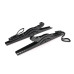 Кронштейн для TV MERLION ML-BR4565A, SPCC, 32"-40"-65", до 45кг, VESA 600х400mm, кут нахилу ±15°, 65mm до стіни Q6