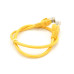 Патч-корд литий RITAR, UTP, RJ45, Cat.5e, 0.5m, жовтий, Cu (мідь)