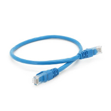 Патч-корд литий RITAR, UTP, RJ45, Cat.6, 0.5m, синій, Cu (мідь)