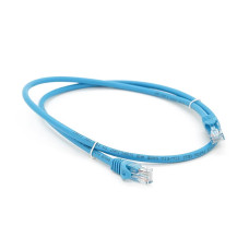 Патч-корд литий RITAR, UTP, RJ45, Cat.6, 1m, синій, Cu (мідь)