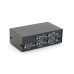 Активний спліттер VGA сигналу KV-FJ1504A(VGA2004) 150MHz 4 Port, DC5V / 2A, Black