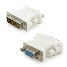 Перехідник VG A(мама)/DVI 24+5(папа)Grey Q50
