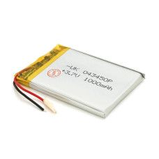 Літій-полімерний акумулятор 4*34*50mm 3,7V (Li-ion 3.7В 650мА·год)