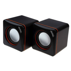 Колонки 2.0 JEDEL JD-CK4 USB + 3.5mm, 2x3W, 90Hz- 20KHz, з регулятором гучності, Black, BOX, Q80