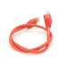 Патч-корд литий RITAR, UTP, RJ45, Cat.5e, 0,5m, червоний, Cu (мідь)