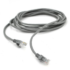 Патч-корд литий RITAR, UTP, RJ45, Cat.5e, 3m, сірий, Cu (мідь) Q600