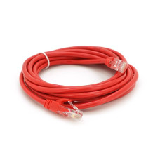 Патч-корд литий RITAR, UTP, RJ45, Cat.5e, 3m, червоний, Cu (мідь)