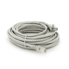 Патч-корд литий RITAR, UTP, RJ45, Cat.5e, 5m, сірий, Cu (мідь) Q200