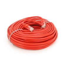Патч-корд литий RITAR, UTP, RJ45, Cat.5e, 25m, червоний, Cu (мідь)