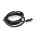 Кабель Merlion HDMI-HDMI HIGH SPEED 2.0m, v1.4, OD-7.5mm, круглий Black, коннектор Black, (Пакет), Q150