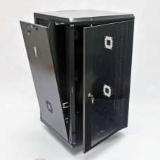 Шафа 21U, 600х800х1040 мм (Ш * Г * В), акрилове скло, чорна