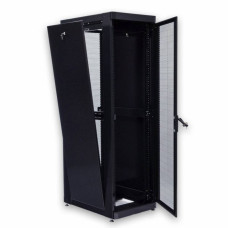 Шафа 19" 42U, 610х865 мм (Ш*Г), посилена, перфоровані двері (66%), чорна