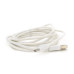 Кабель USB 2.0 (AM/Miсro 5 pin) 2,0м, білий, Пакет