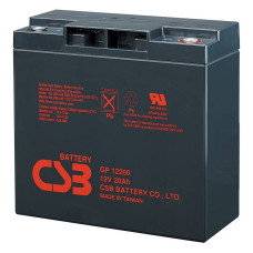 Акумуляторна батарея CSB GP12200, 12V 20Ah (181х77х167 мм), Q4