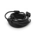 Кабель Merlion VGA 10m, male to male (тато-тато), 2 фериту, чорний, Пакет Q50