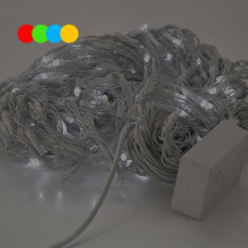 Гірлянда 480LED (Водоспад) Red / Green / Blue / Yellow, 8 режимів, 3 * 2метра, біла ізоляція, BOX