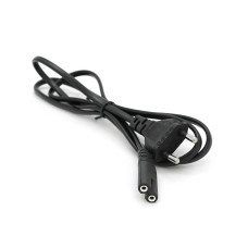 Кабель живлення 1.2m, 0.5mm, PC-184/2 CEE7 / 16-C7 2 pin (для побутової техніки), Black, OEM Q500