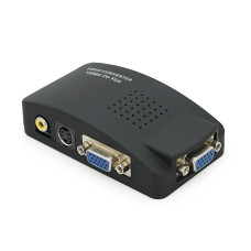 Конвертер VGA (IN) на VGA(OUT), S-Video TV(IN), RCA(IN), Box
