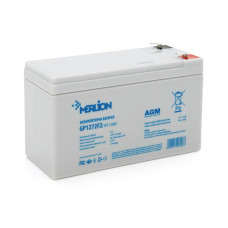 Акумуляторна батарея MERLION AGM GP1272F2B 12 V 7,2 Ah ( 150 x 65 x95 (100) )White Q10