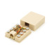 Розетка Ritar UTP 8P8C RJ45 1 порт Cat-3, бежева накладна на липучці